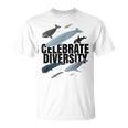 Celebrar La Diversidad Tipos De Regalos De Ballenas Para Los Amantes De Las Ballenas Camiseta unisex