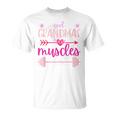 Cool Grandmas Have Muscles Gym Powerlifting T-Shirt