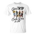 Costa Rica Girls Trip 2024 Birthday Squad Vacation Party T-Shirt
