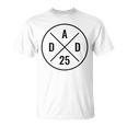 Dad 25 Werdenderater 2025 Papa Est 2025 Papa 2025 T-Shirt