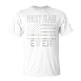 Der Beste Papa Aller Zeiten Imintage-Stil Mit Us-Amerikanischer Flagge Zumatertag Raglan T-Shirt