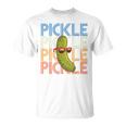 Dill Pickle Squad Green Pickles Lovers Cucumber Jar T-Shirt