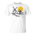 Don Quijote Gegen Windmill Im Sonnenschein T-Shirt