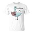 Driven To Read Pigeon Library Reading Books T-Shirt