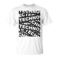 Edm Techno Music Fiesta Rave De Ropa Festival Raver Dj Camiseta unisex