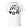 My First Father's Day As A Grandpa 2024 First Grandpa Day T-Shirt
