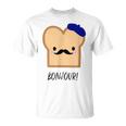 French Cute Kawaii Toast Francophile Food T-Shirt