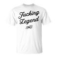 Fucking Legend Black Txt Version Adult Women T-Shirt