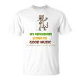 Singing Cat Awesome For Music Lover T-Shirt