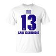 Greece Sauf Legend Legend Legdis Son Name T-Shirt