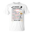 Groom Tasks Stag Jga Checklist Poltern S T-Shirt