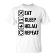 Helau Carnival Eat Sleep Repeat Carnival Carnival T-Shirt