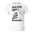 Herren Alles Gute Papa Wünscht Dir Deine Bester Swimmer S T-Shirt