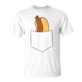 Hotdog In A Pocket Love Hotdog Pocket Hot Dog T-Shirt
