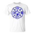 International Firefighters Day Fire Department Maltese Cross T-Shirt