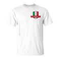 Italienische Flagge Buchstabe I UndItalien Italia T-Shirt