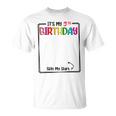It's My 9Th Birthday Sign My 9 Year Old Bday Party T-Shirt