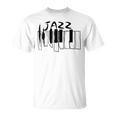 Jazz Lovers Jazz Piano Keys For Music T-Shirt