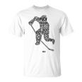 Jugador De Hockey Sobre Hielo Juvenil Niños Hombres Camiseta unisex