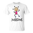 Juggling Stickman Sports Jugglers Juggle Circus Hobby T-Shirt