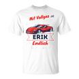 Kinder Endlich Schulkind Erik Personalised First Day Of School 2024 T-Shirt