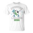 Kinder Schulkind 2024 Einschulung Erste Klasse Fußball Jungen T-Shirt