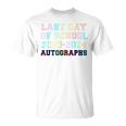 Last Day Of School 2024 Graduation Party Autographs Sign My T-Shirt