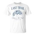 Last Trail Before The Veil Bachelorette Party Hiking Bridal T-Shirt