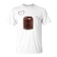 Lustiges Pudding-Liebhaber T-Shirt, Herziges Motiv für Fans