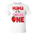 Mama Of The Sweet One Strawberry Birthday Family Party T-Shirt