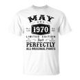 Mayo 1970 Regalos 54 Años Cumpleaños Hombre Hecho En 1970 Camiseta unisex