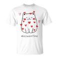 Meowentine Cute Cat Valentine Day 2023 Cute T-Shirt
