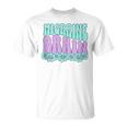 Migraine Brain Chronic Illness Spoonie Floral T-Shirt