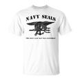 Navy Seal The Only Easy Day Was Yesterday Black T-Shirt