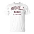 New Rochelle New York Ny Vintage Athletic Sports T-Shirt