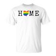 Ohio Rainbow Pride Home State Map T-Shirt