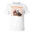 Opossum Screaming Possum Trash Cat Meme Women T-Shirt