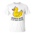 Pato De Goma Espíritu Animal Pato Camiseta unisex