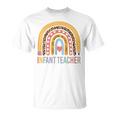 Profesor Infantil 100º Día De Escuela Arco Iris Camiseta unisex