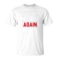 Promoted To Grandpa 2025 Again New Baby Est 2025 T-Shirt