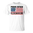 Proud Father Of A Few Amazing Sons Happy Father's Day T-Shirt