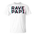 Rave Papi Edm Music Festival Optical Illusion Father's Day T-Shirt
