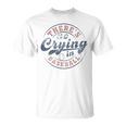 There Is No Crying In Baseball Vintage Game Day Baseball T-Shirt