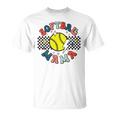 Retro Softball Mama Softball Sports Mom Travel Ball T-Shirt