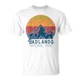 Retro Vintage Badlands National Park South Dakota T-Shirt
