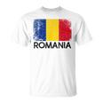Romanian Flag Vintage Made In Romania T-Shirt