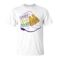 Shake Your Bootie Mardi Gras Bead Boot Carnival Celebration T-Shirt
