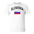 Slovenia Flag Slovenia Proud Slovenia Gray T-Shirt