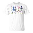 Subtle Bi Pride Bisexual Pride Bi Flag Wildflower T-Shirt