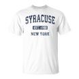 Syracuse New York Ny Vintage Athletic Sports T-Shirt